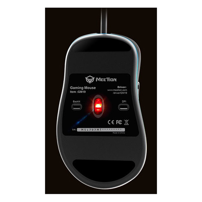 Souris Filaire Gaming Meetion GM19 - Noir