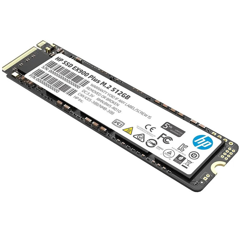 Disque Dur Interne EX900 Plus SSD HP M.2 512 Go (35M33AA)