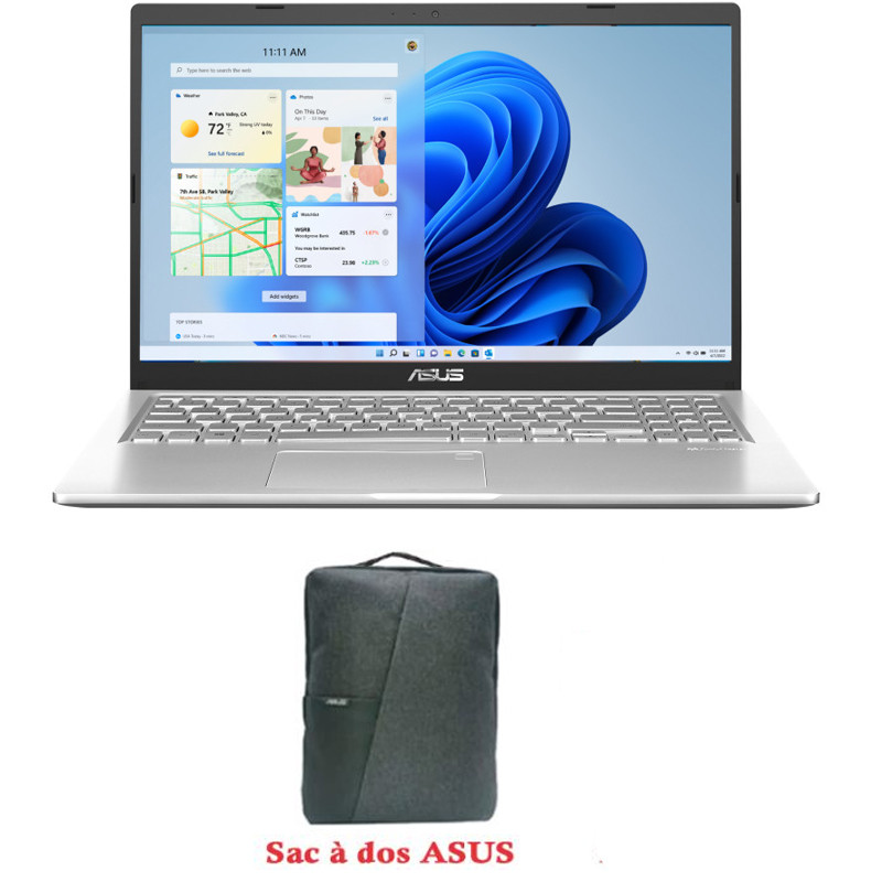 Pc Portable Asus VivoBook X515EP I5 11Gén 12Go 512Go SSD Silver