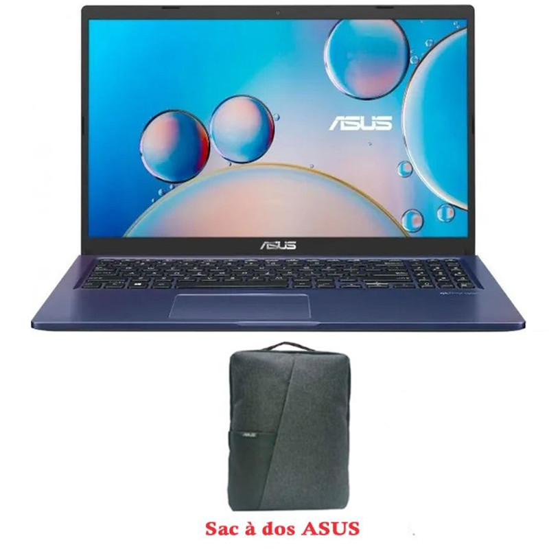 Pc Portable Asus VivoBook X515EP I5 11Gén 8Go 512Go SSD Bleu (X515EP-EJ740W)