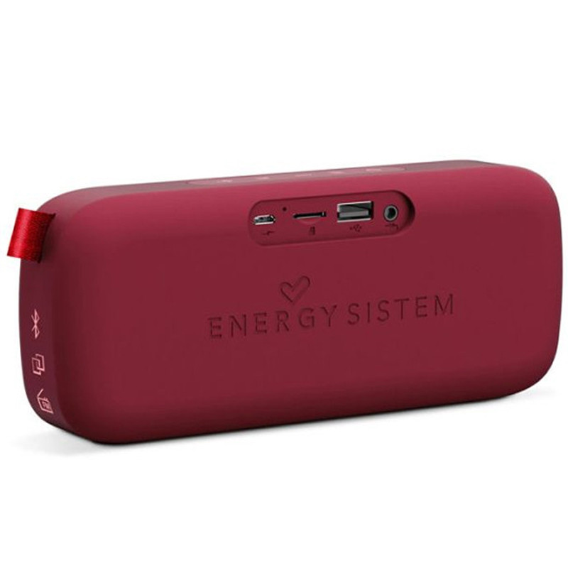 Enceinte Portable Energy Sistem Fabric Box 3+ Trend Cherry - Rouge
