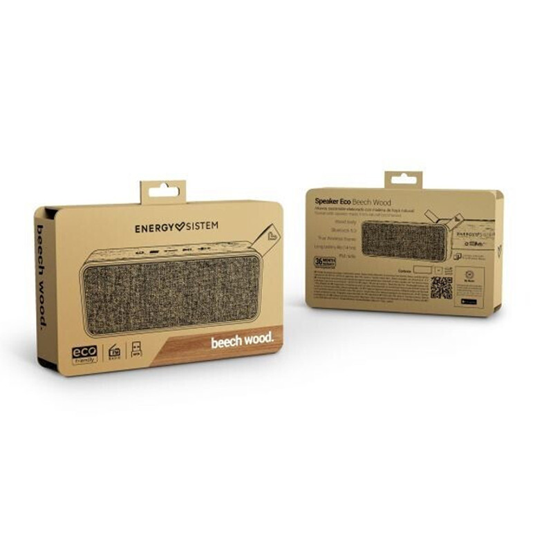 Haut Parleur Bluetooth Energy Sistem Eco Beech Bois