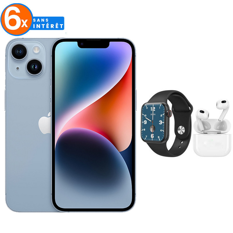 iPhone 14 128Go Bleu