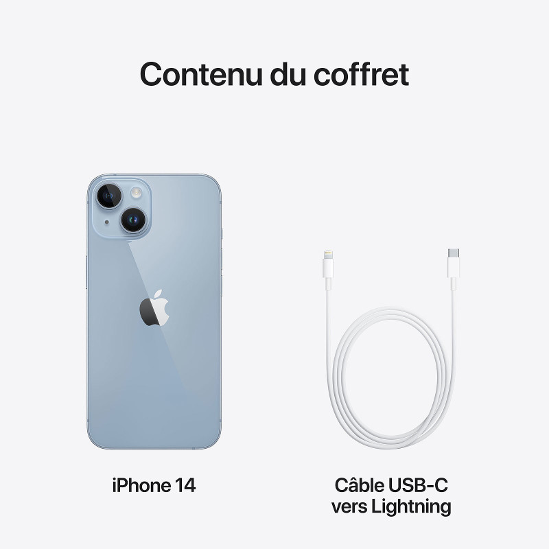 iPhone 14 128Go Bleu