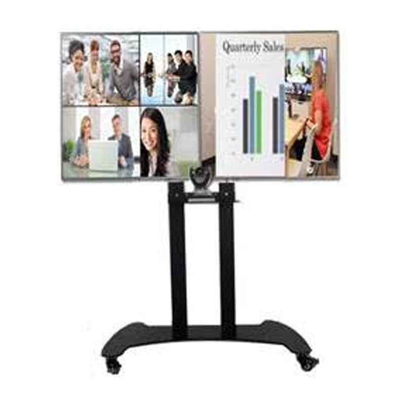Support Tv Mobile Avec Rotation à 360° 55"-100" Noir