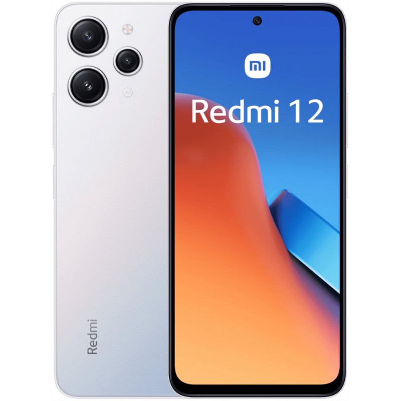 Smartphone Xiaomi Redmi 12 4G 8Go 256Go Silver Smartphone Xiaomi Redmi 12 4G 8Go 256Go Silver