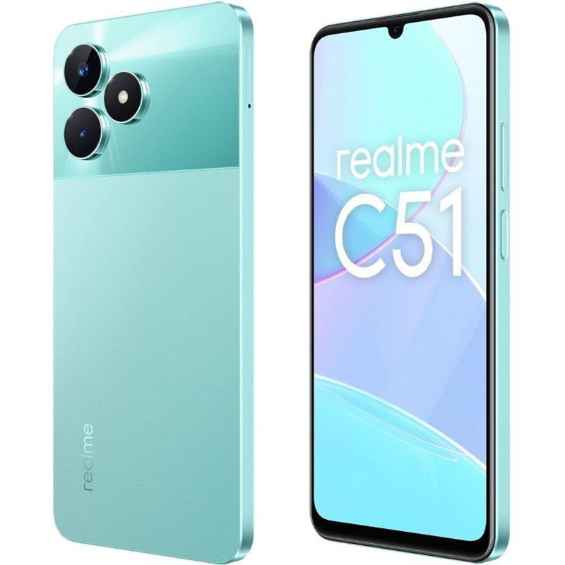 Smartphone Realme C51 Prix Tunisie 4Go 128Go Vert