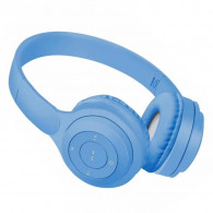 Casque Bluetooth ST28 Pliable Bleu Casque Bluetooth ST28 Pliable Bleu