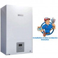 Chaudière Gaz Bosch Murale Mixte 35KW FF Blanc Chaudière Gaz Bosch Murale Mixte 35KW FF Blanc