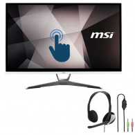 Pc De Bureau Tout En Un MSI Pro 22XT 10M Pentium Gold  4Go 256Go SSD Blanc (9S6-ACD312-690)