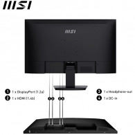 Écran MSI Pro MP273 27" FHD 75Hz Noir Écran MSI Pro MP273 27" FHD 75Hz Noir