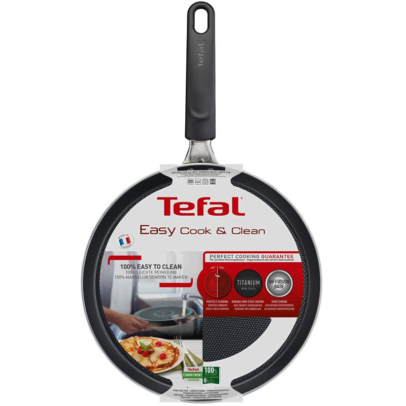 Crêperie Tefal Easy Cook & Clean 28 Cm Noir