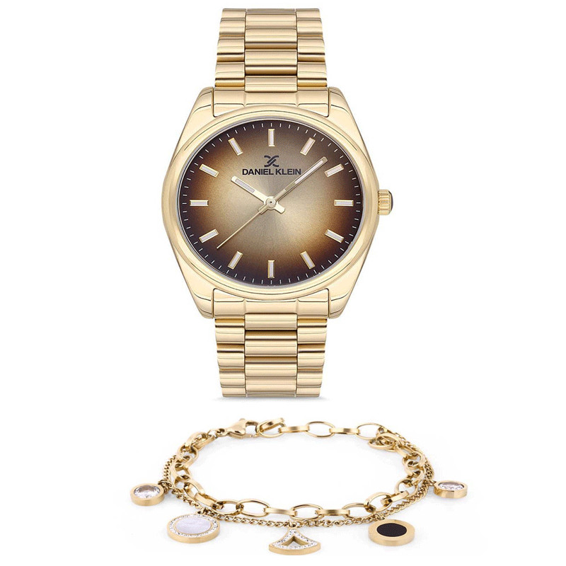Pack Pour Femme Montre Daniel Klein + Bracelet Daniel Klein