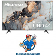 TV Hisense 50" 4K UHD Avec Google Noir (50A6H) TV Hisense 50" 4K UHD Avec Google Noir (50A6H)
