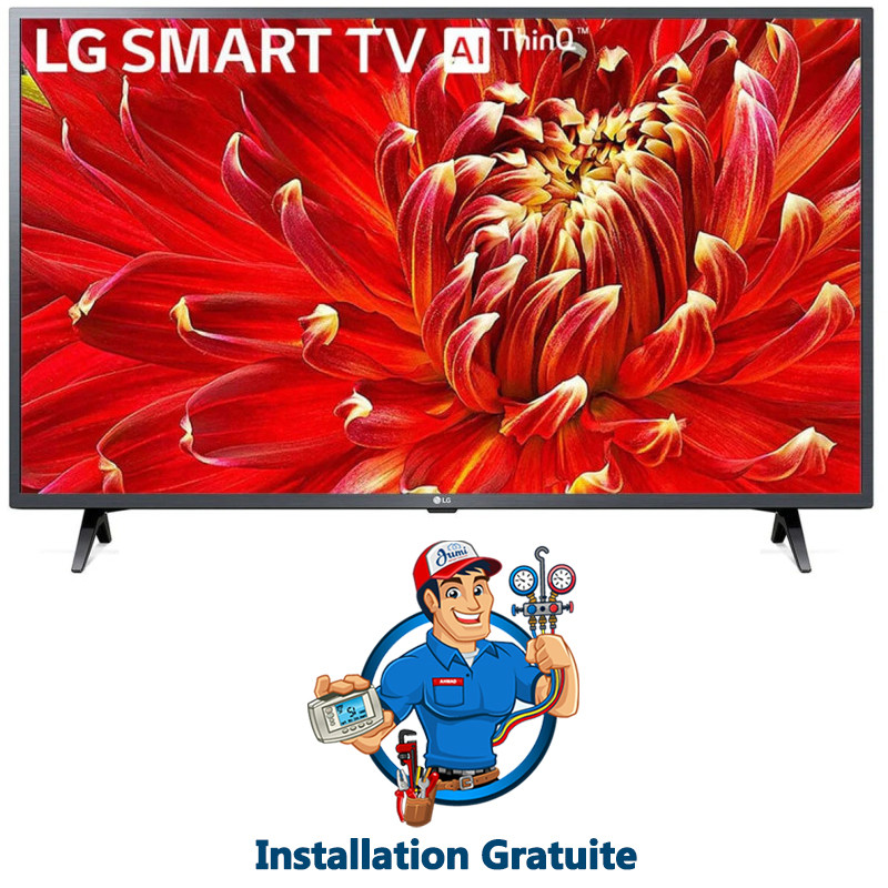 TV LG 32" LM630B LED HD Smart Avec Récepteur Intégré - Noir