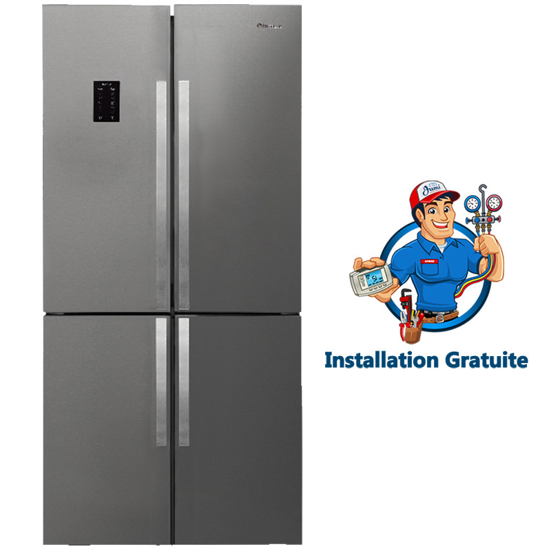 Réfrigérateur Side By Side Biolux SS61 610 Litres NoFrost - Silver