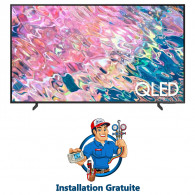 TV QLED Samsung Q60B 55" 4K Smart - Noir TV QLED Samsung Q60B 55" 4K Smart - Noir