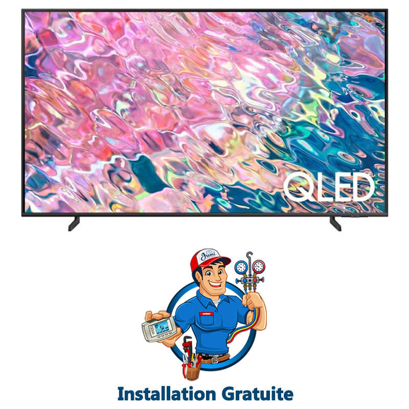 TV QLED Samsung Q60B 55" 4K  Smart - Noir