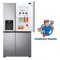 Réfrigérateur LG Side By Side 617 Litres Nofrost Inox (GC-J257SL2S) Réfrigérateur LG Side By Side 617 Litres Nofrost Inox (GC-J257SL2S)