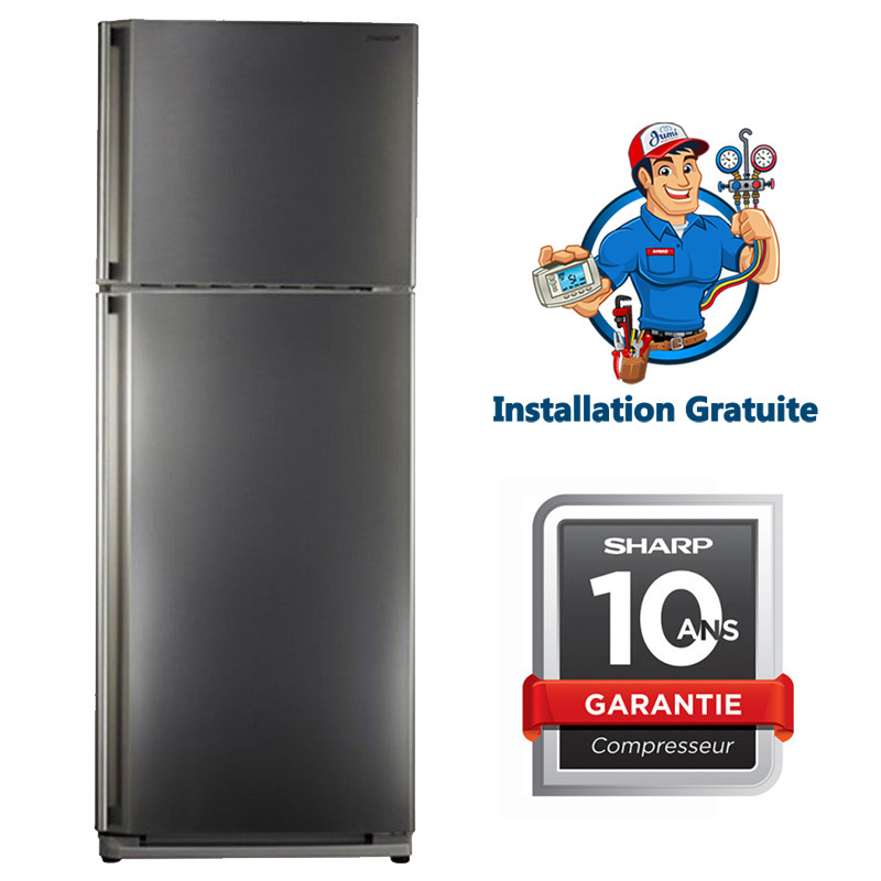 RÉFRIGÉRATEUR SHARP NoFROST 525L Inox (SJ-58C)