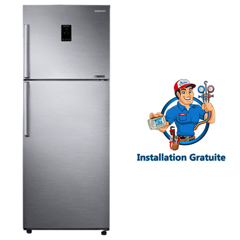 Réfrigérateur Samsung Twin Cooling Plus 396L Inox (RT50K5452S8)
