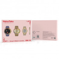 Montre Connectée Haino Teko RW18 Avec 2 Bracelets - Gold