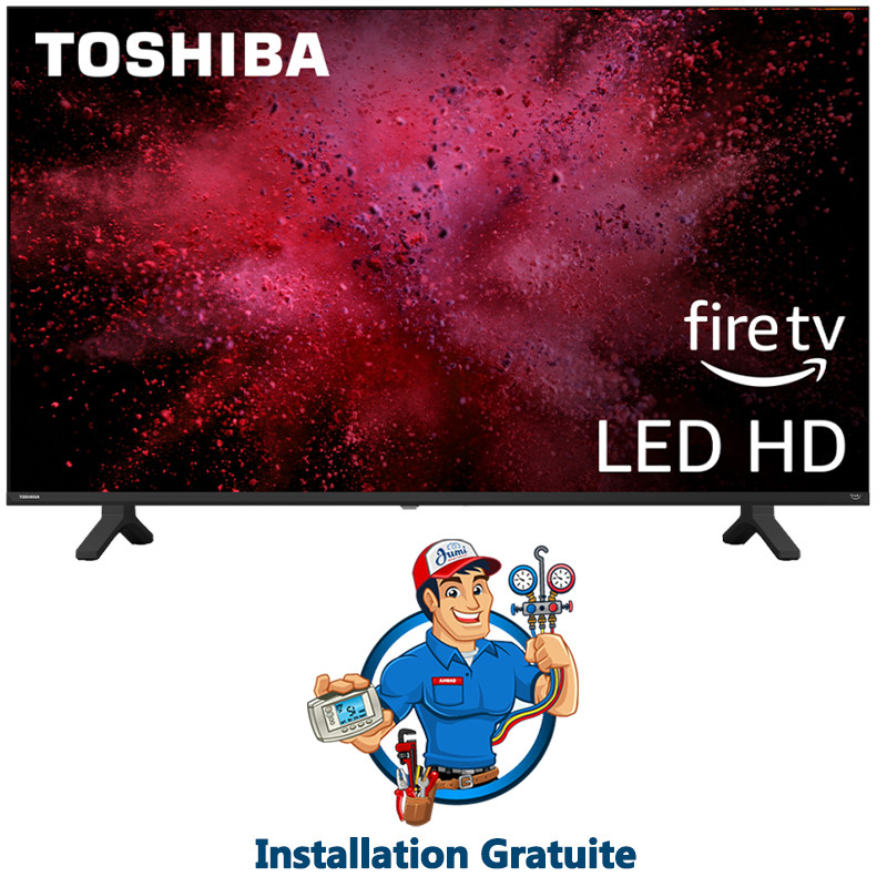 Téléviseur Toshiba Série V35 FIRE 43" HD Avec Récepteur Intégré - Noir Téléviseur Toshiba Série V35 FIRE 43" HD Avec Récepteur Intégré - Noir