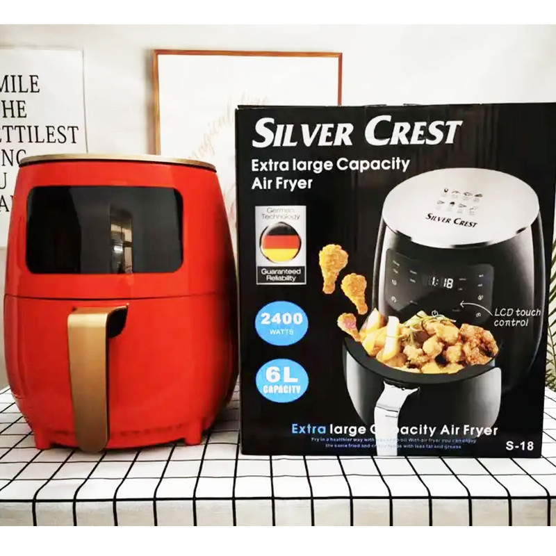 Air Fryer Silver Crest S-18 Rouge en Tunisie