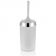 Brosse de Toilette Avec Support Çelik Ayna Acero Blanc Brosse de Toilette Avec Support Çelik Ayna Acero Blanc