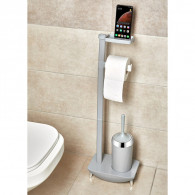 Brosse de Toilette Avec Support Çelik Ayna Acero Gris Brosse de Toilette Avec Support Çelik Ayna Acero Gris