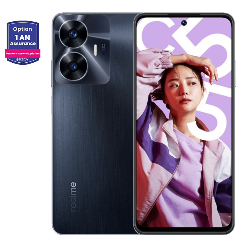 Smartphone Realme C55 8Go 256Go Noir Smartphone Realme C55 8Go 256Go Noir