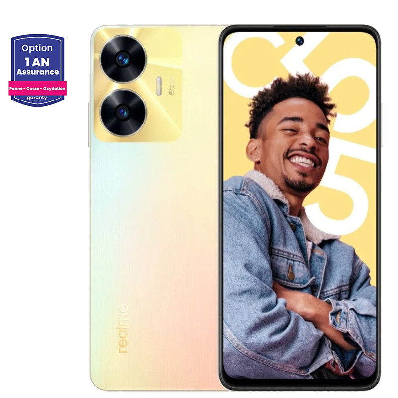 Smartphone Realme C55 8Go 256Go Gold Smartphone Realme C55 8Go 256Go Gold
