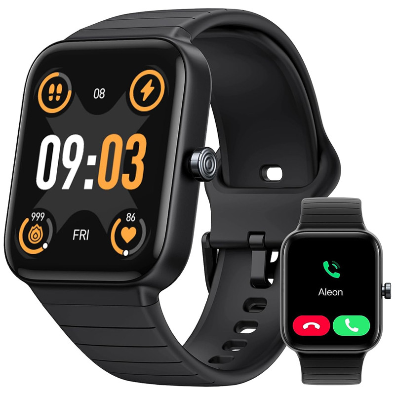 Coffret Montre Connectée Modio U93 Mini + 5 Bijoux + 3 Ceintures 40mm - Noir