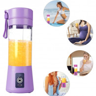 Blender Portable Rechargeable 380 ml Violet Blender Portable Rechargeable 380 ml Violet