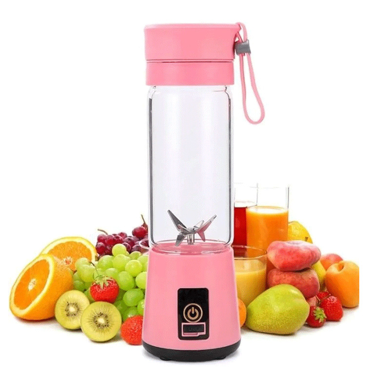 Blender Portable Rechargeable 380 ml Rose