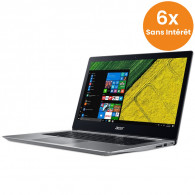 PC Portable ACER SWIFT 3 i3 8Gén 20Go 128Go SSD Gris PC Portable ACER SWIFT 3 i3 8Gén 20Go 128Go SSD Gris
