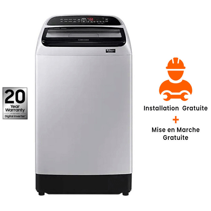 Machine A Laver Top Samsung 12 Kg Inverter Silver WA12T5260BYULO