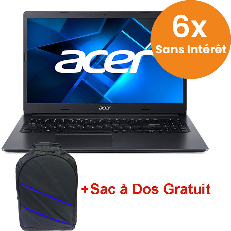Pc Portable Acer Extensa 15 i3 11Gén 24Go 1To + 256Go SSD Noir Pc Portable Acer Extensa 15 i3 11Gén 24Go 1To + 256Go SSD Noir