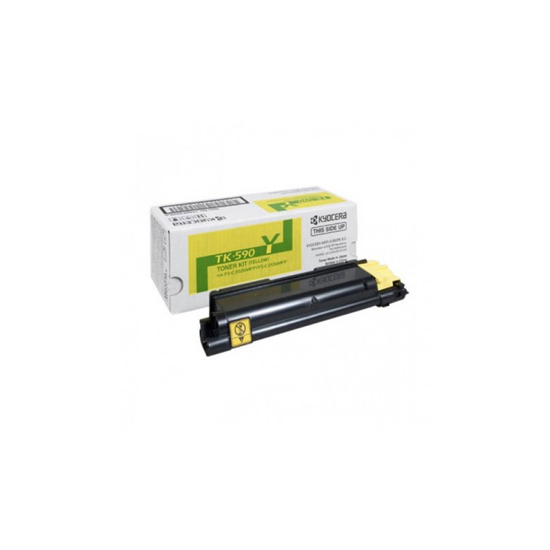 TONER ORIGINAL KYOCERA - TK-590Y - JAUNE