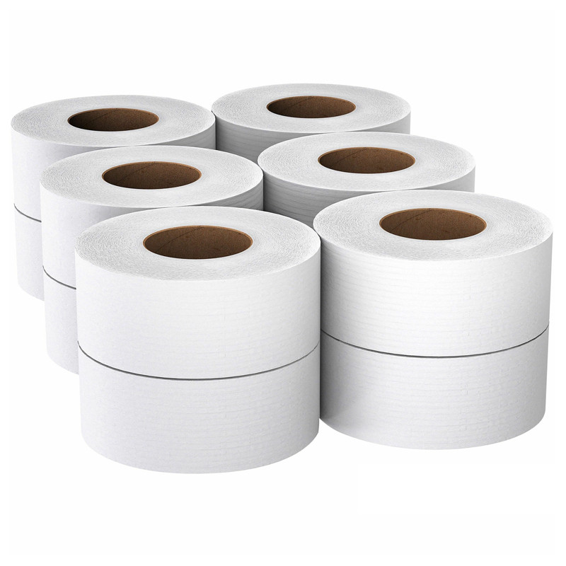 12 Rouleaux Papier Toilette Celtex Save-Mini Jumbo Blanc