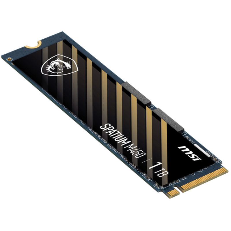 Disque Dur Interne SSD MSI Spatiul M450 1To M.2 NVMe Noir