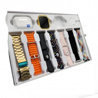 Smart watch i10 Ultra Max 10 en 1 + Airpods + 7 Ceintures Smart watch i10 Ultra Max 10 en 1 + Airpods + 7 Ceintures