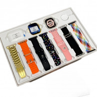 Smart watch i10 Ultra Max 10 en 1 + Airpods + 7 Ceintures Smart watch i10 Ultra Max 10 en 1 + Airpods + 7 Ceintures
