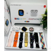 Smart watch i10 Ultra Max 10 en 1 + Airpods + 7 Ceintures Smart watch i10 Ultra Max 10 en 1 + Airpods + 7 Ceintures