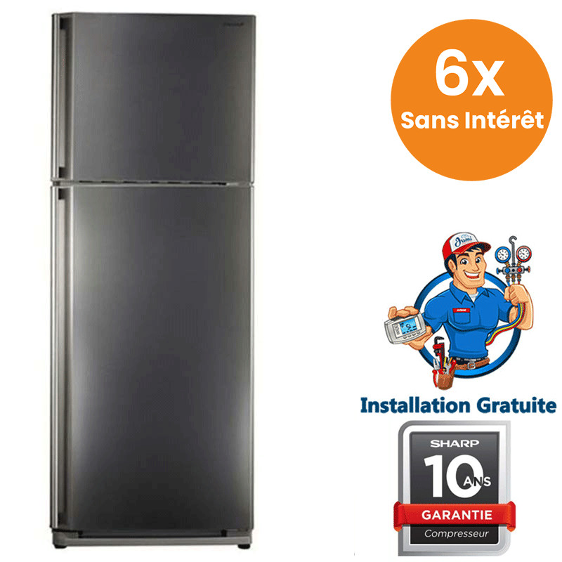 RÉFRIGÉRATEUR SHARP NoFROST 425L Inox (SJ-48C)