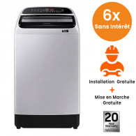 Machine A Laver Top Samsung 12 Kg Inverter Silver WA12T5260BYULO