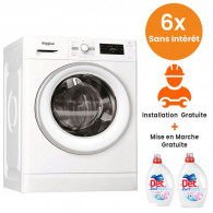 Lave linge Frontale WHIRLPOOL 8 Kg Blanc (FWG81284WNA ) Lave linge Frontale WHIRLPOOL 8 Kg Blanc (FWG81284WNA )