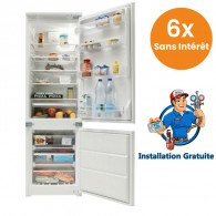 Réfrigérateur Combiné Encastrable Whirlpool Nofrost 264L - Blanc (ART872/A+/NF) Réfrigérateur Combiné Encastrable Whirlpool Nofrost 264L - Blanc (ART872/A+/NF)