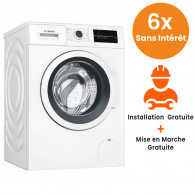 Lave Linge Frontale Bosch 8 Kg - Blanc WAJ20180MA Lave Linge Frontale Bosch 8 Kg - Blanc WAJ20180MA