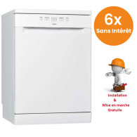Lave vaisselle WHIRLPOOL 10 Couverts Blanc WSFE2B19 Lave vaisselle WHIRLPOOL 10 Couverts Blanc WSFE2B19
